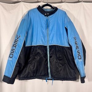 90s Vintage Verso USA Blue Insulated Windbreaker